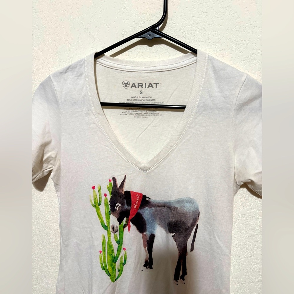 ARIAT Donkey v-neck small